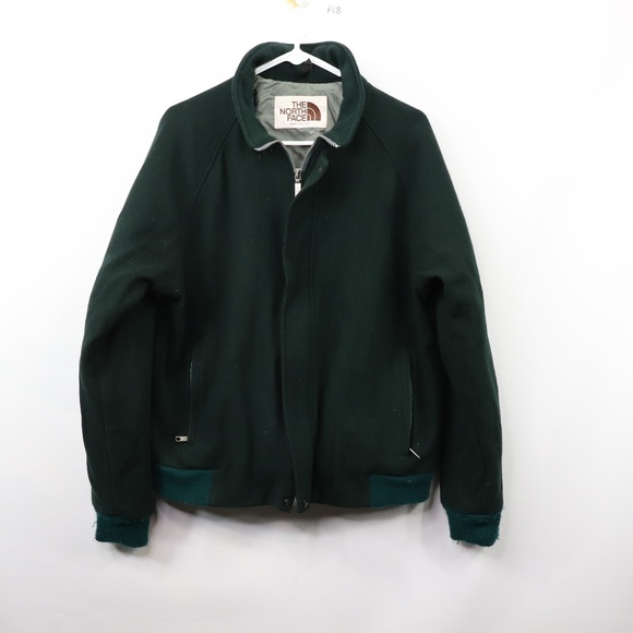 The North Face Jackets \u0026 Coats | Vtg 80s North Face Mens Medium Wool Bomber Jacket | Color: Green | Size: M | Voguesquared's Closet